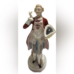 Vintage Hal-Sey Fifth Gentleman Figurine Colonial Victorian Porcelain Decor